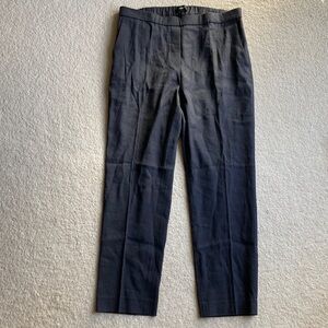 Theory Treeca pull on_caliver linen blend pants